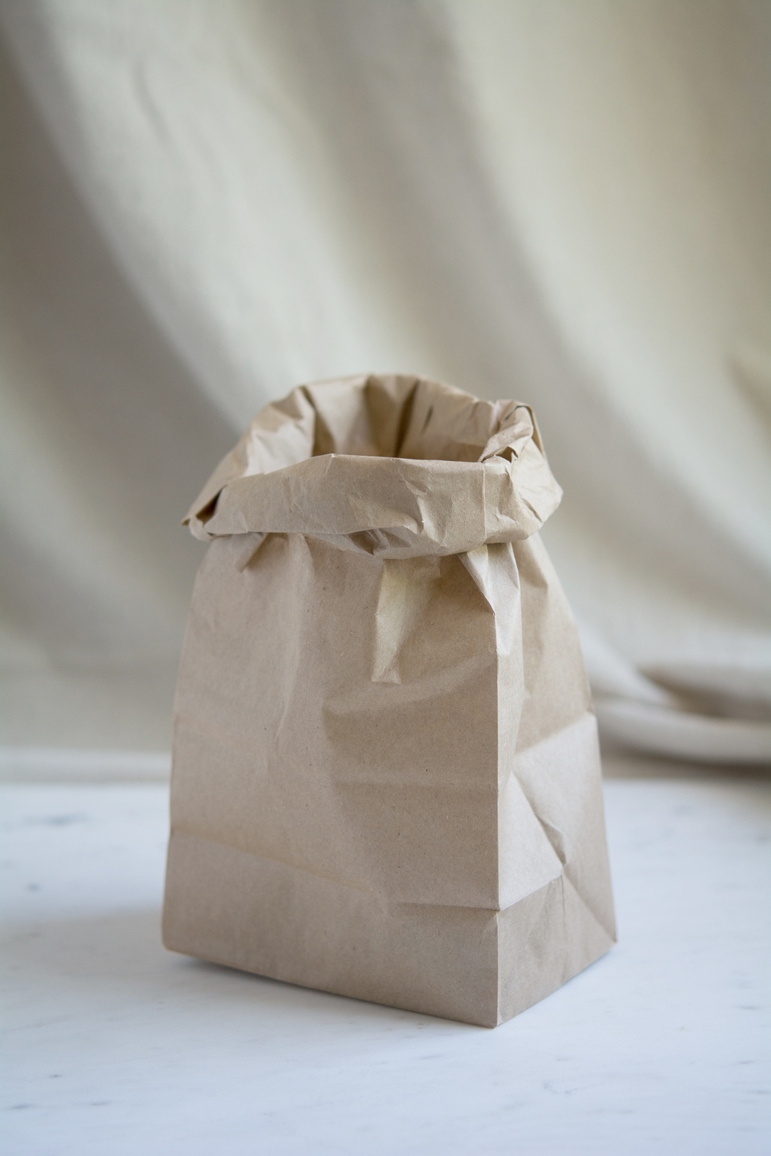 Standing Paper Bag Filled with Shelagh's Granola 