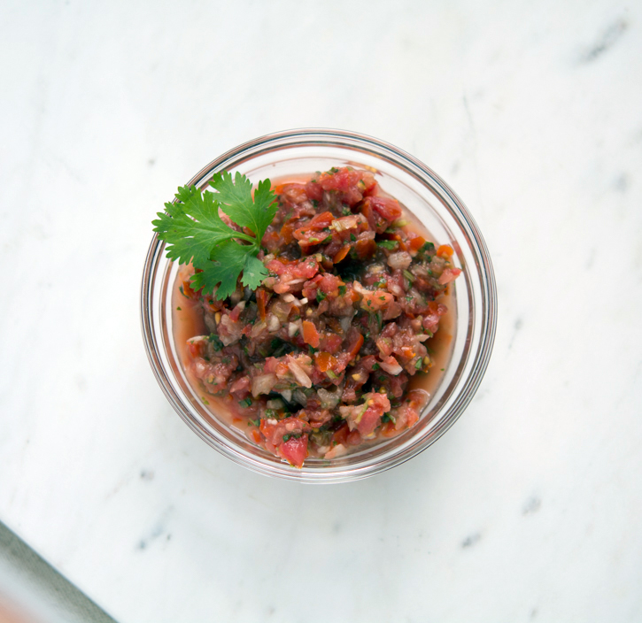 Salsa in a bowl