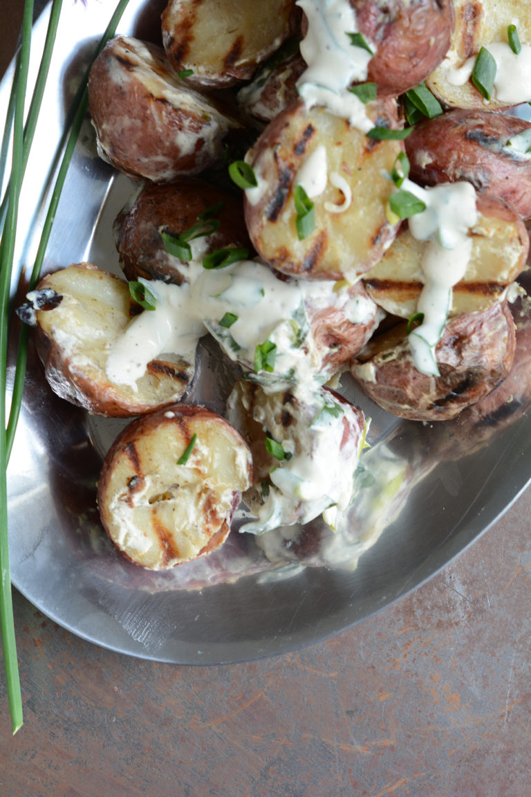 grilled potato salad