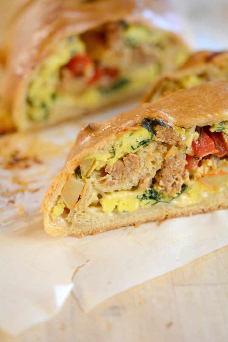 Breakfast Stromboli