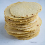 stack of corn tortillas