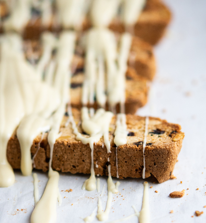 Photo of Dried Cherry, Pistachio and Lemon Biscotti