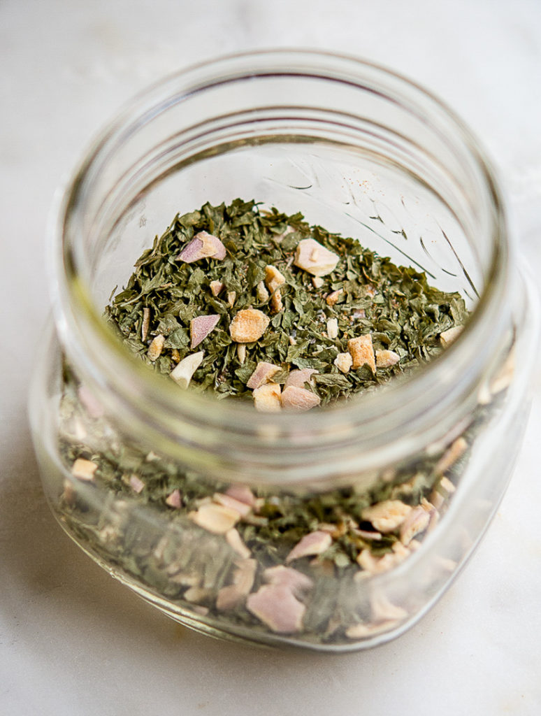 Homemade Ranch dry Dressing Mix in a jar