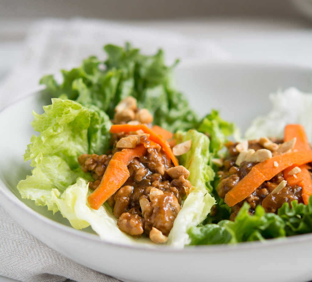 photo of asian lettuce wraps