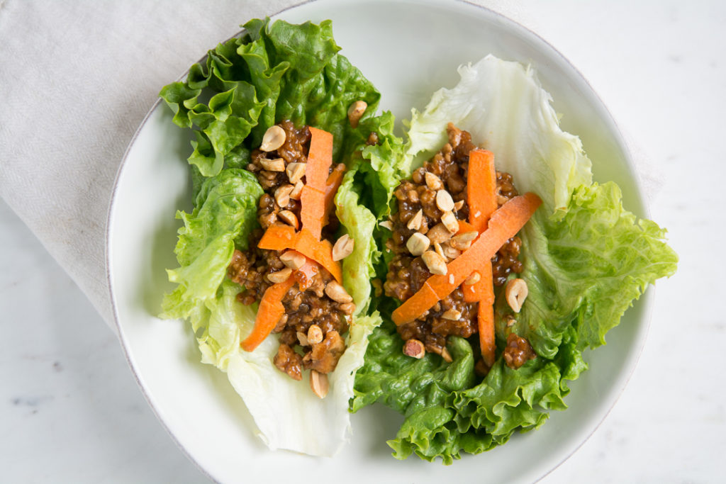 photo of asian lettuce wraps