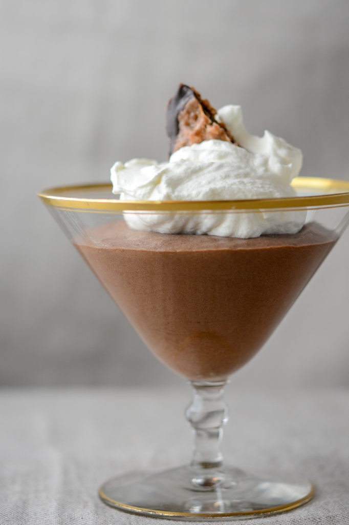 photo of Guinness Chocolate Mousse in a glass