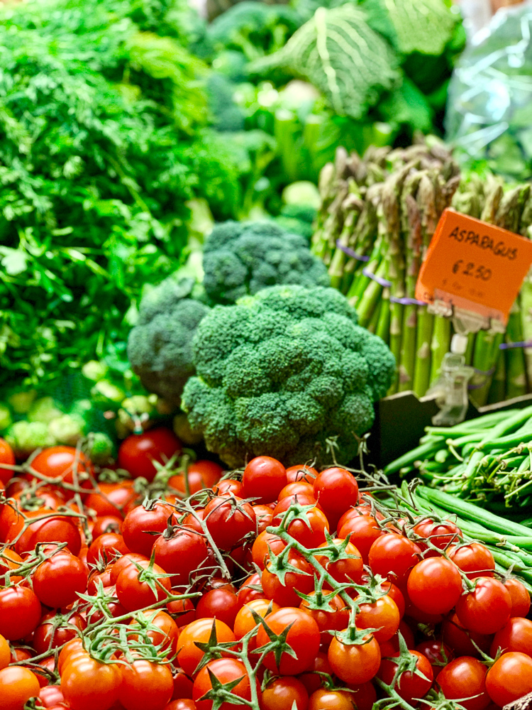 photo of veg at English market