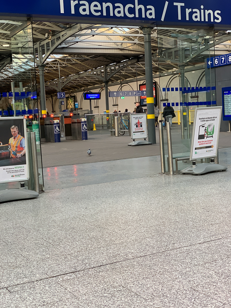 photo of Heuston station in Dublin