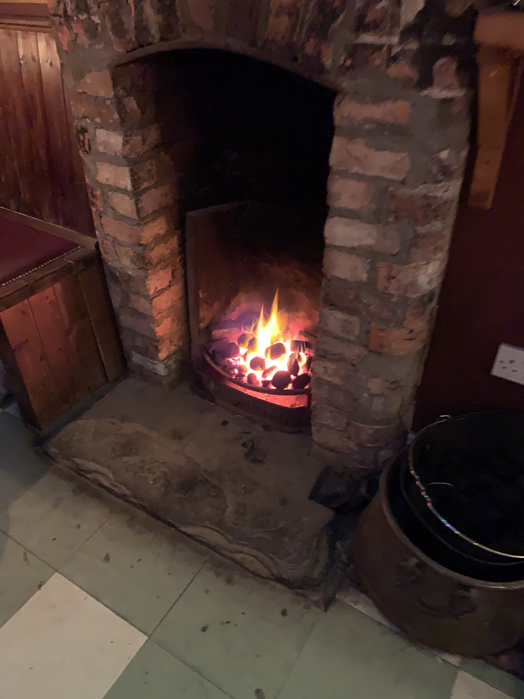 pub fireplace photo in cork, Ireland