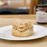 irish scone made with oak forest mills spelt flour