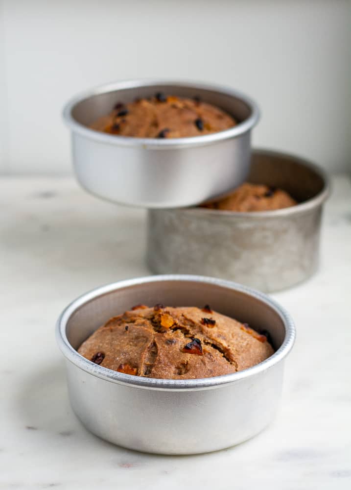 three tins of barmbrack bread