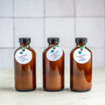 Homemade Irish Cream lined up