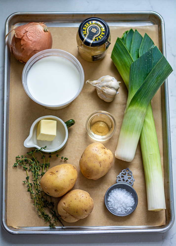Ingredients for Leek and Potato Soup