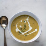 Leek and Potato Soup photo in the bowl