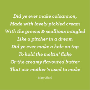 Colcannon Song Colcannon - SheCooks.Design