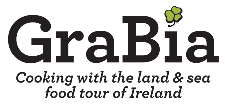Gra Bia logo, centered copy